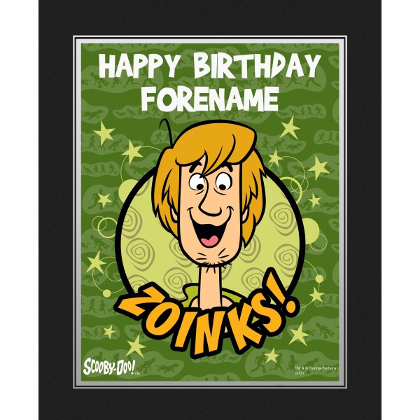 Personalised Shaggy Birthday Photo Folder SpecialMoment.co.uk