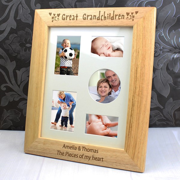 8x10 Great Grandchildren Wooden Photo Frame SpecialMoment.co.uk