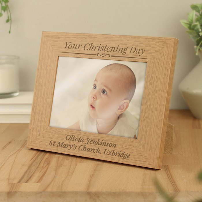 Personalised Formal 7x5 Wooden Photo Frame