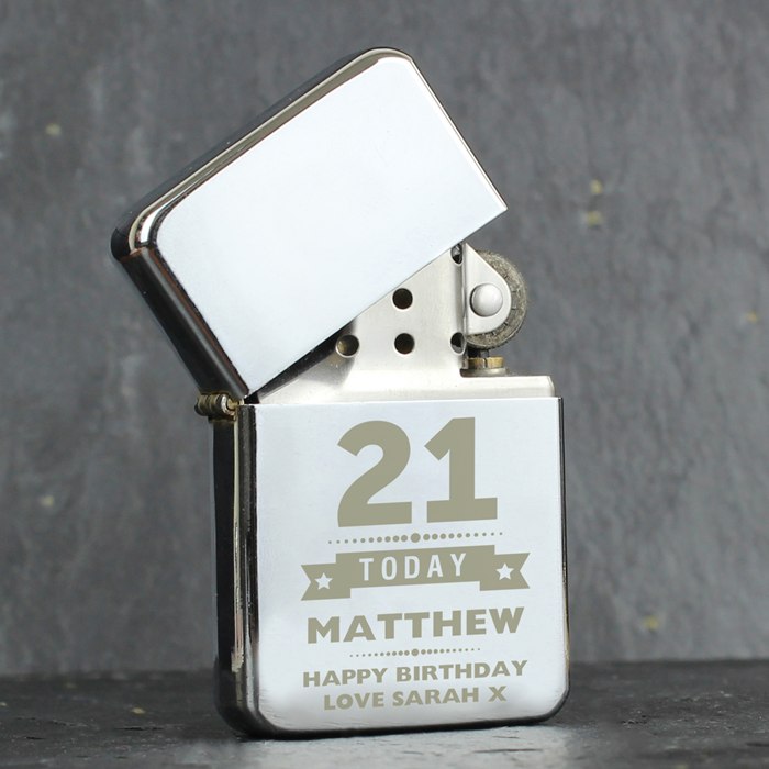 Personalised Birthday Star Lighter