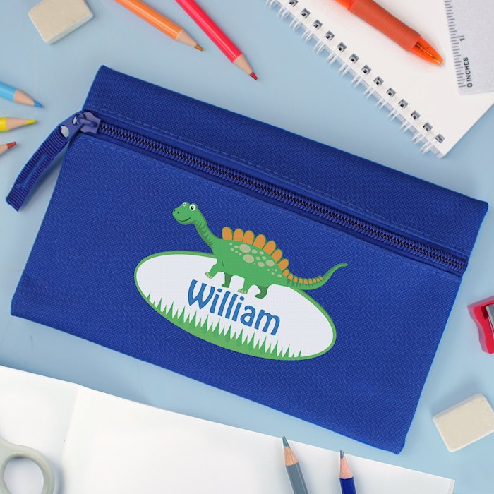 Personalised Dinosaur Pencil case SpecialMoment.co.uk