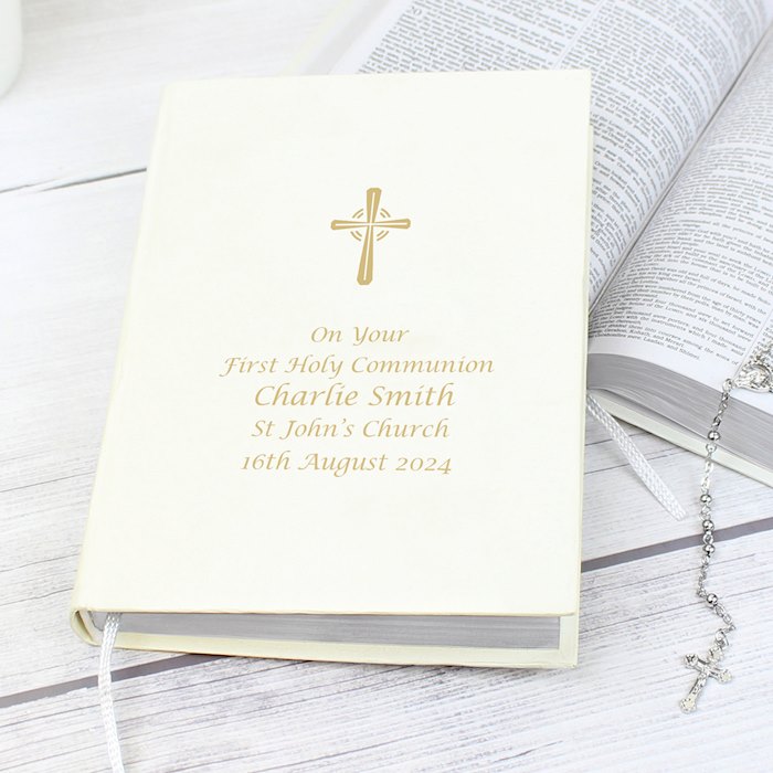Personalised Gold Companion Holy Bible - Eco-friendly - King James Version
