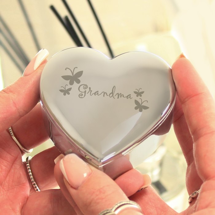 Grandma Heart Trinket Box