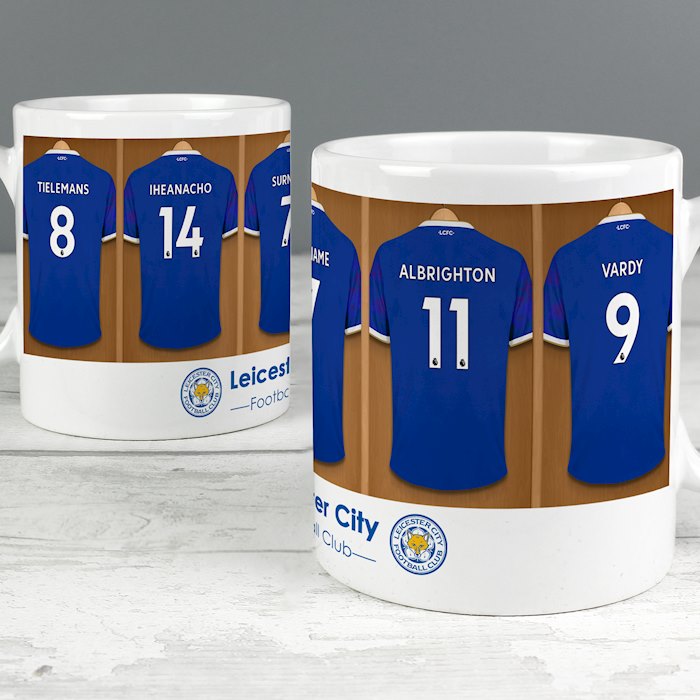 Personalised Leicester City Football Club Dressing Room Mug