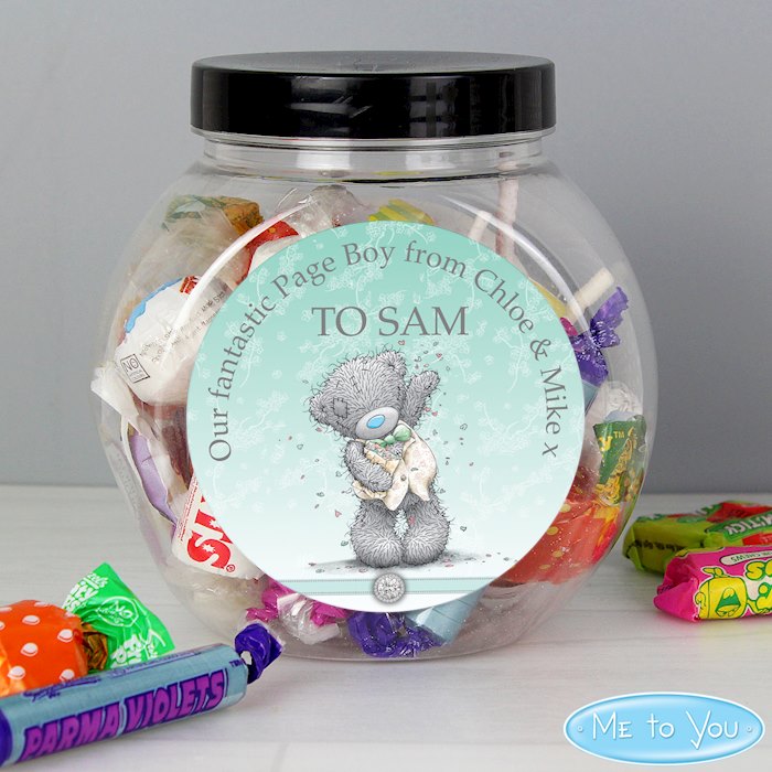 Personalised Me To You Pageboy Wedding Sweets
