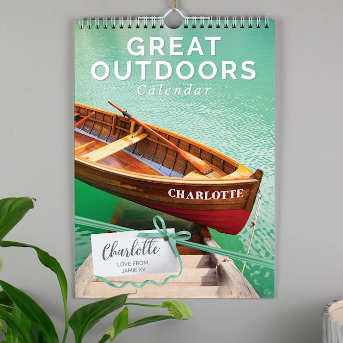 Personalised A4 Great Outdoors Calendar