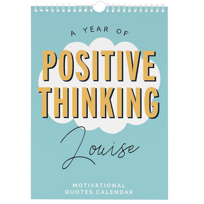 Personalised A4 Motivational Quotes Calendar | SpecialMoment.co.uk