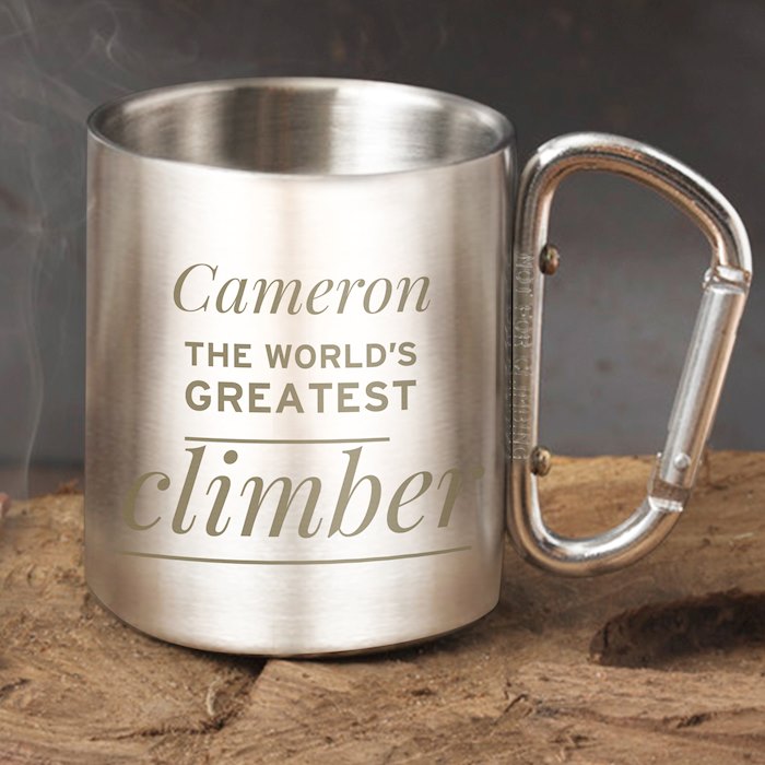 Personalised 'Any Message' Stainless Steel Mug