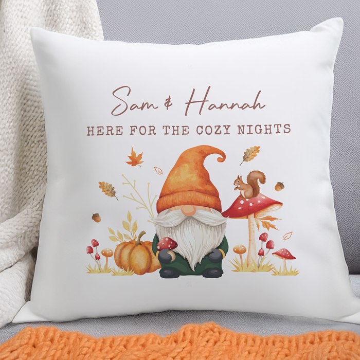 Personalised Autumn Gonk Cushion