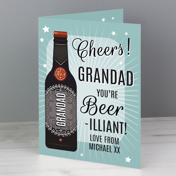 Personalised Beer-illiant Card