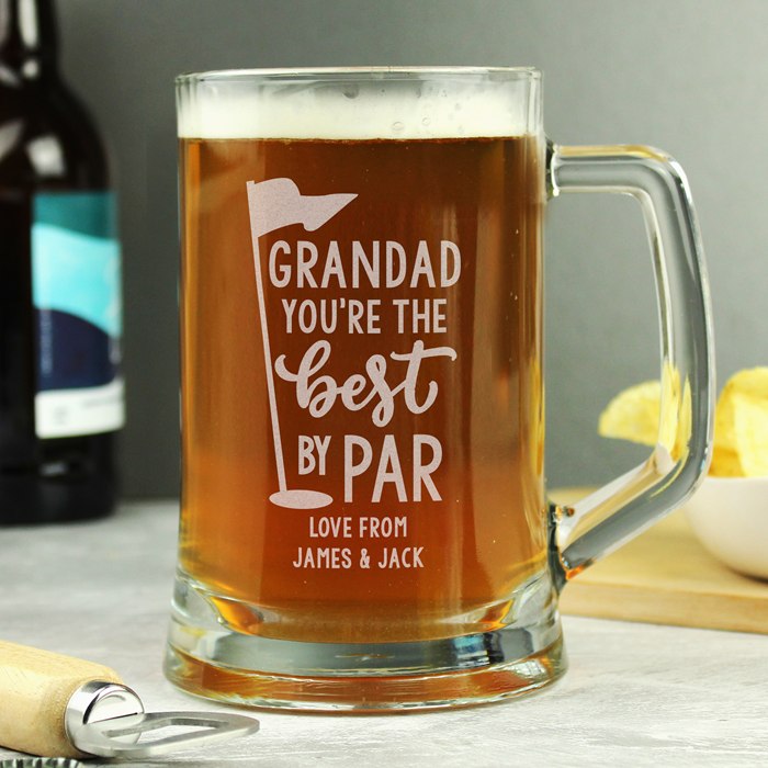 Personalised Best By Par Tankard