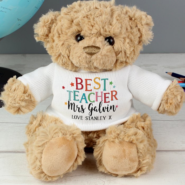 Personalised Best Teacher Teddy Bear