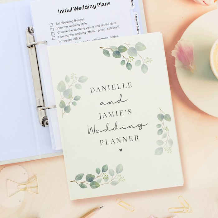 Personalised Botanical Wedding Planner