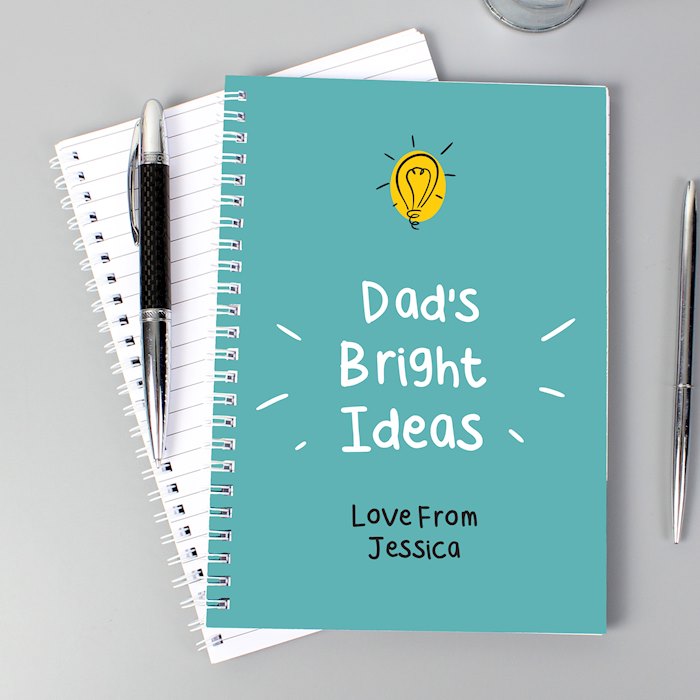Personalised Bright Ideas A5 Notebook