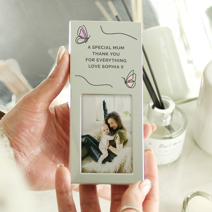 Personalised Butterfly 2x3 Photo Frame