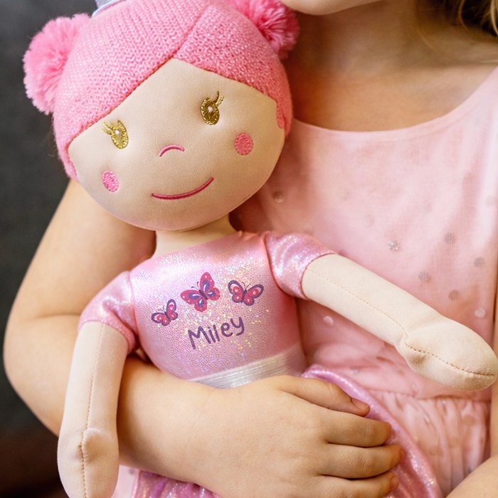 Personalised Butterfly Princess Rag Doll