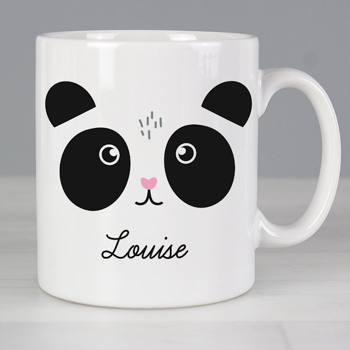 Personalised Cute Panda Face Mug