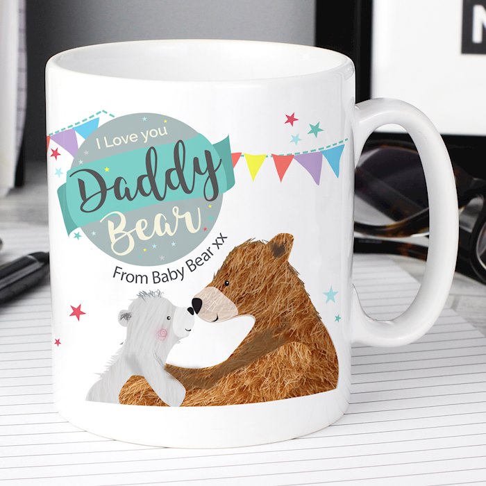 Personalised Daddy Bear Bunting Mug