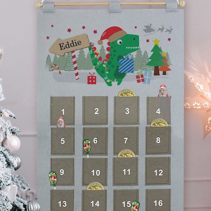 Personalised Dinosaur Advent Calendar