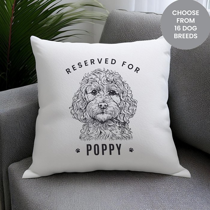 Personalised Dog Breed Cushion