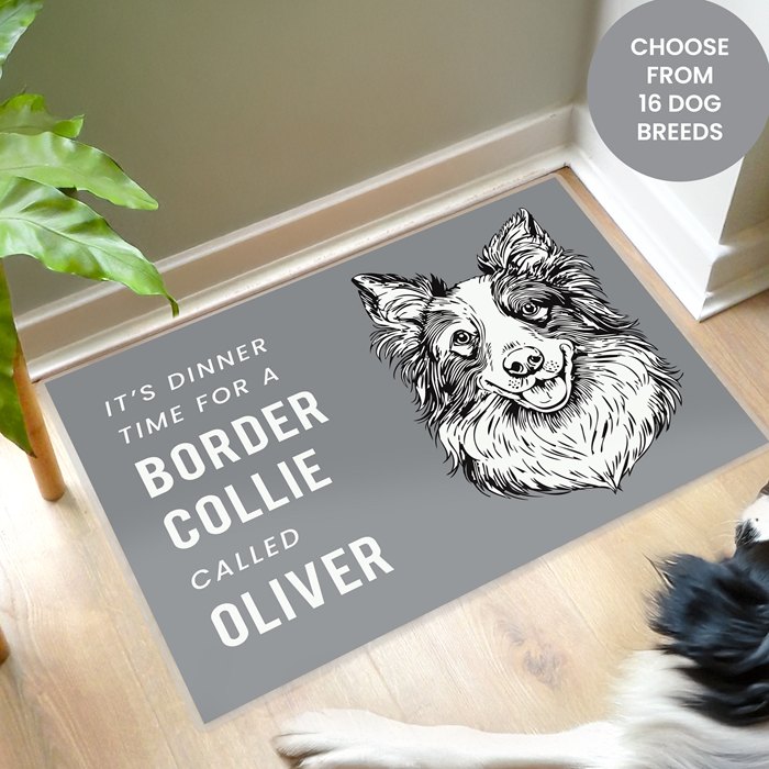 Personalised Dog Breed Food Mat