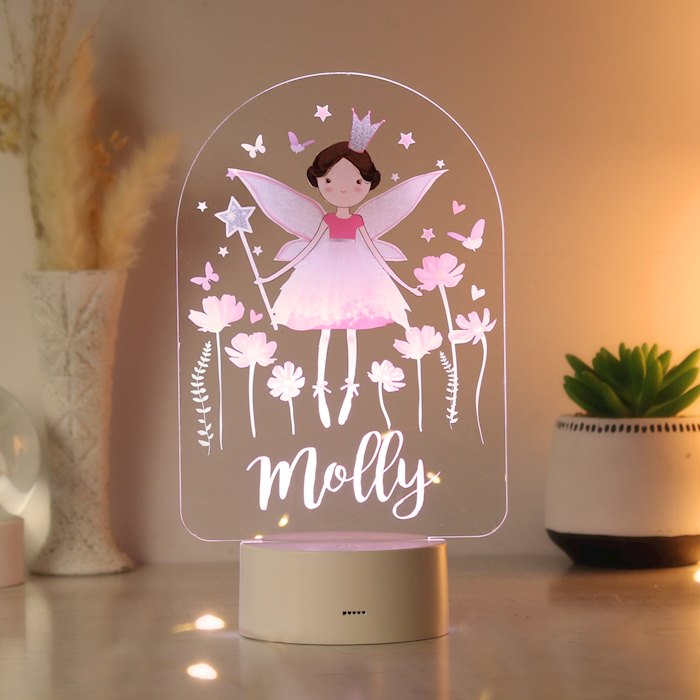 Personalised Fairy Princess LED Colour Changing Light
