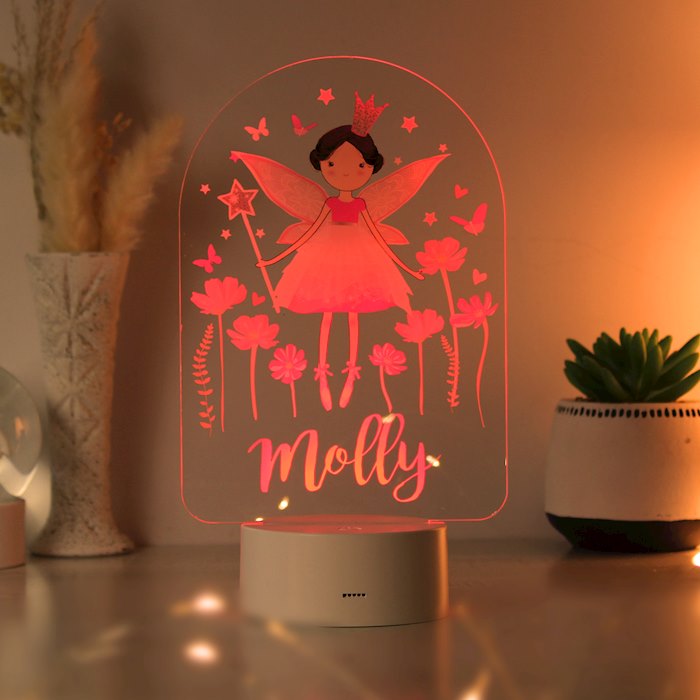Personalised Fairy Princess LED Colour Changing Light | SpecialMoment.co.uk