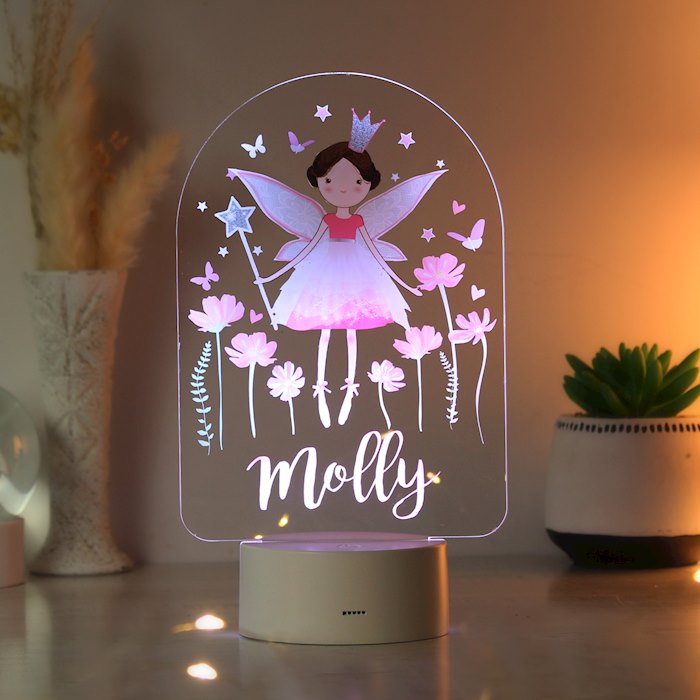 Personalised Fairy Princess LED Colour Changing Light | SpecialMoment.co.uk