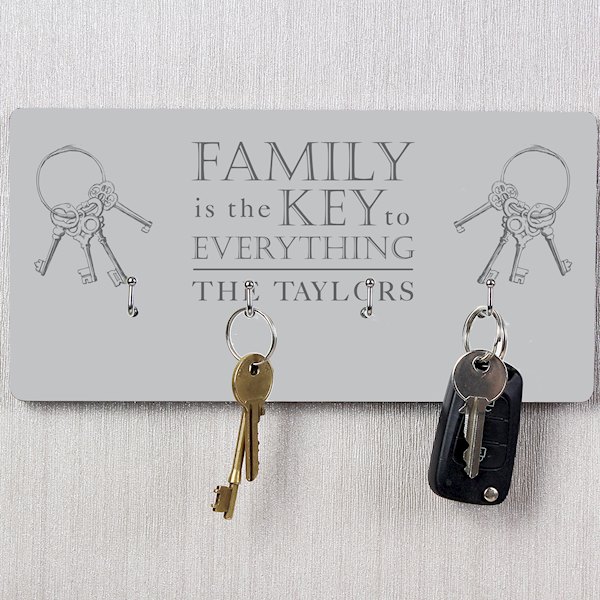 Personalised Family Key Hooks