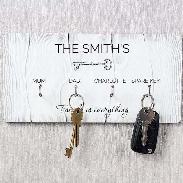 Personalised key Hooks For The Family