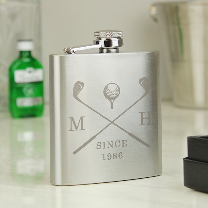 Personalised Golf Hip Flask