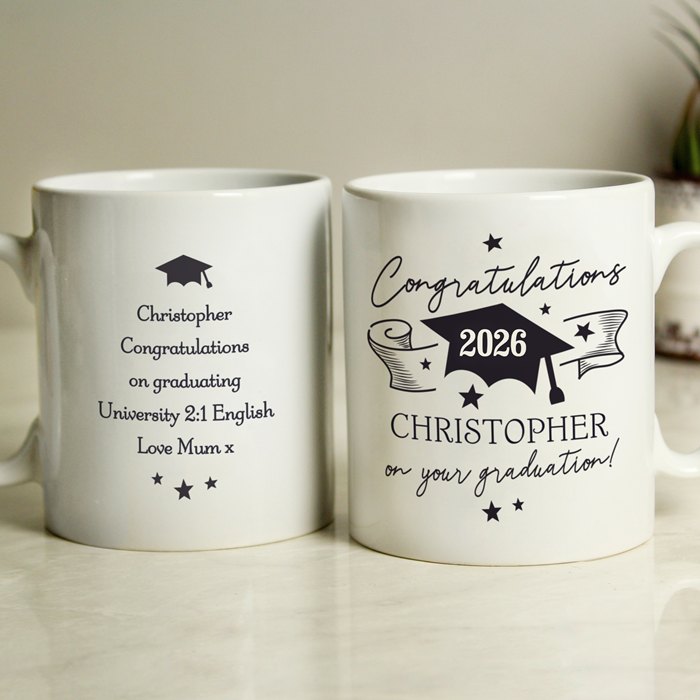 Personalised Graduation Scroll Mug | SpecialMoment.co.uk
