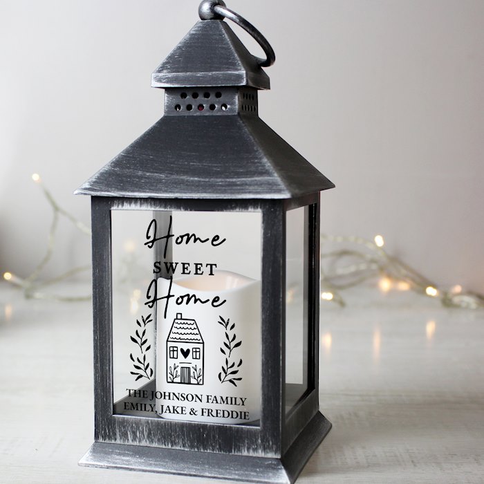 Personalised Home Black Lantern