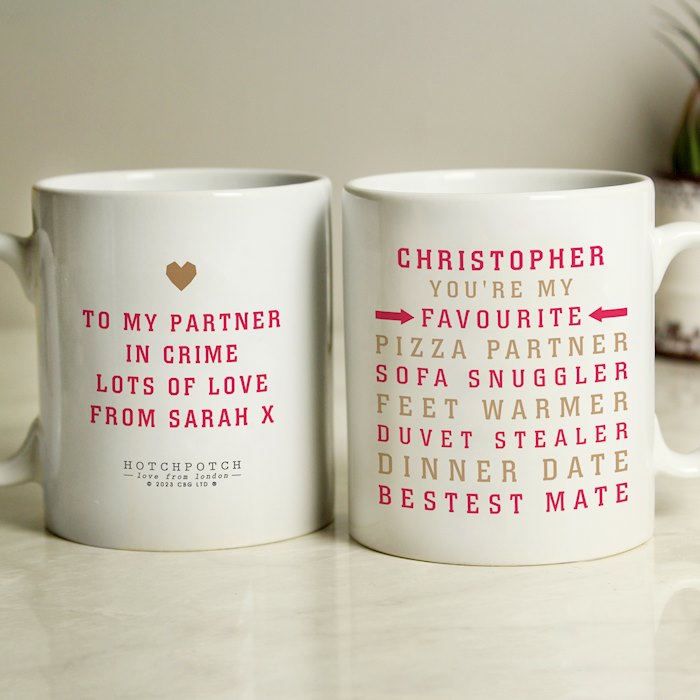 Personalised Hotchpotch My Favourite Mug