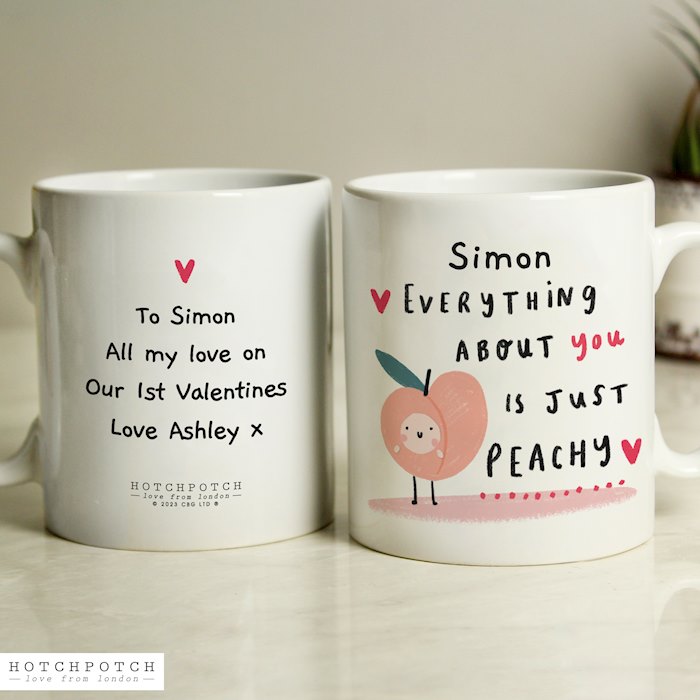 Personalised Hotchpotch Peachy Mug