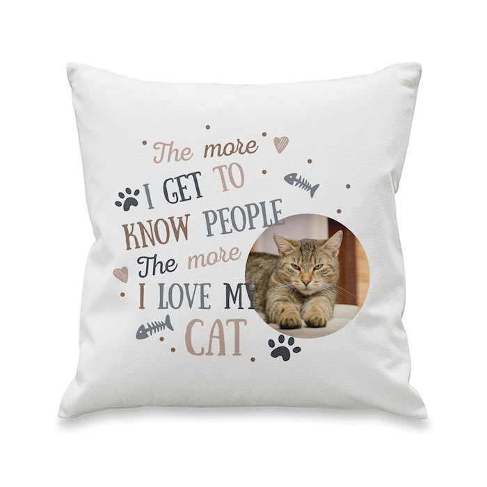 Personalised cat clearance cushion