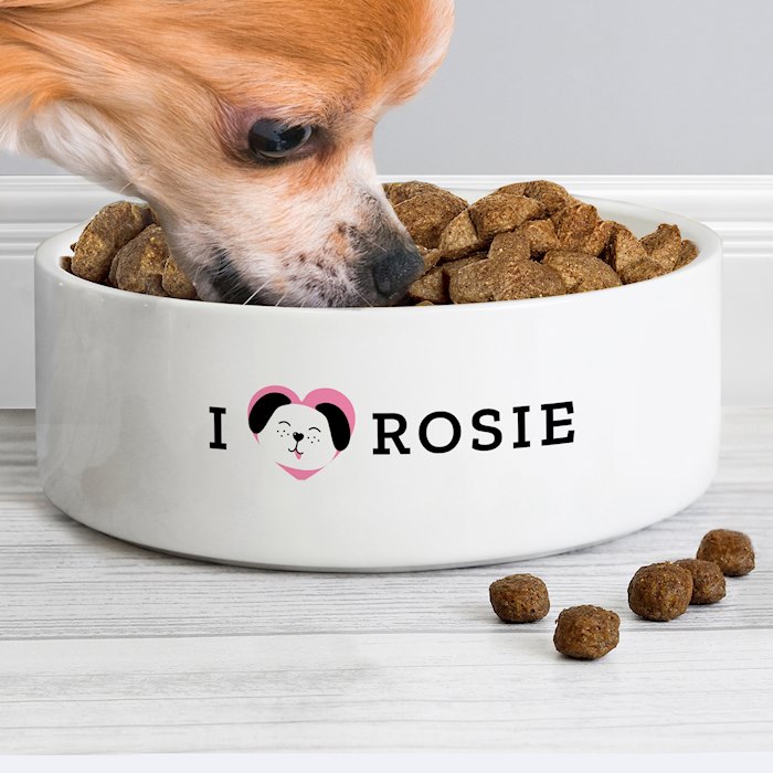 Dog bowl personalised hotsell