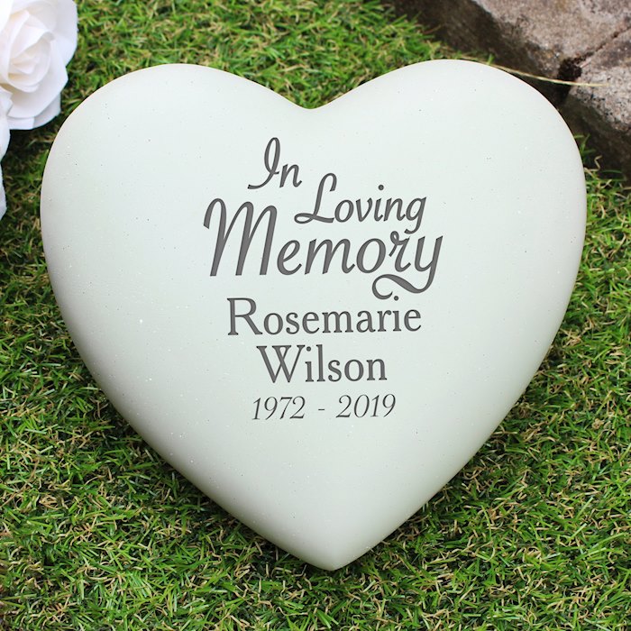 Personalised In Loving Memory Heart Memorial | SpecialMoment.co.uk