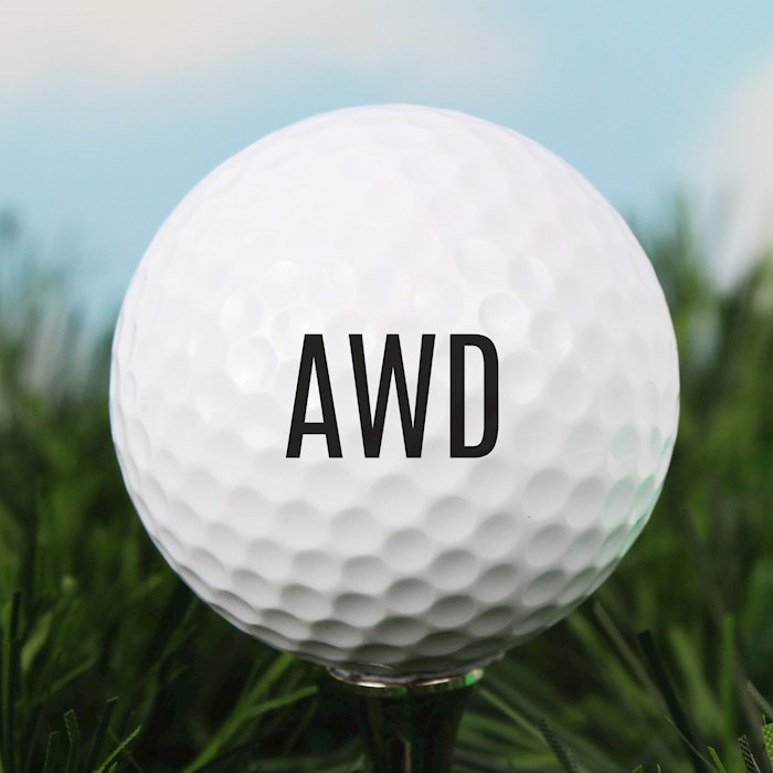 Personalised Initials Golf Ball