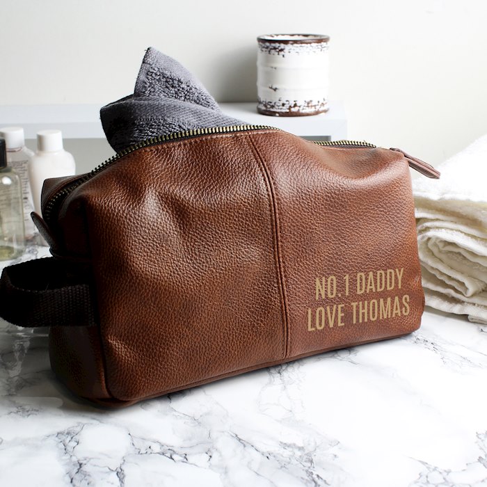 Personalised wash bag discount photo