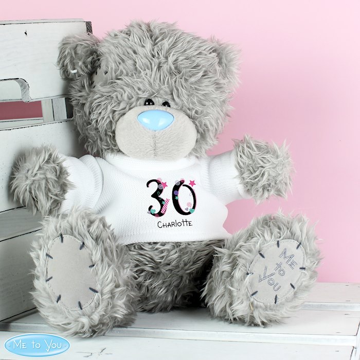 Big birthday teddy bear on sale