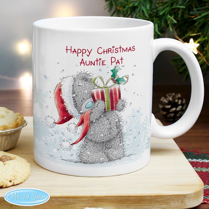 Personalised Me To You Christmas Present Mug