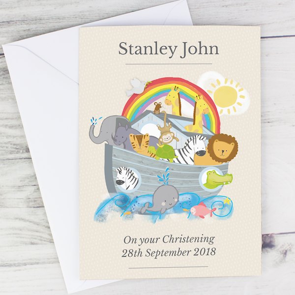 Personalised Noah's Ark Card SpecialMoment.co.uk