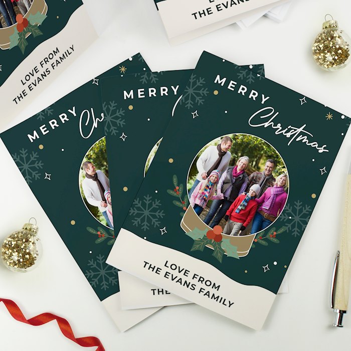 Personalised Pack of 10 Christmas Cards - Photo Upload