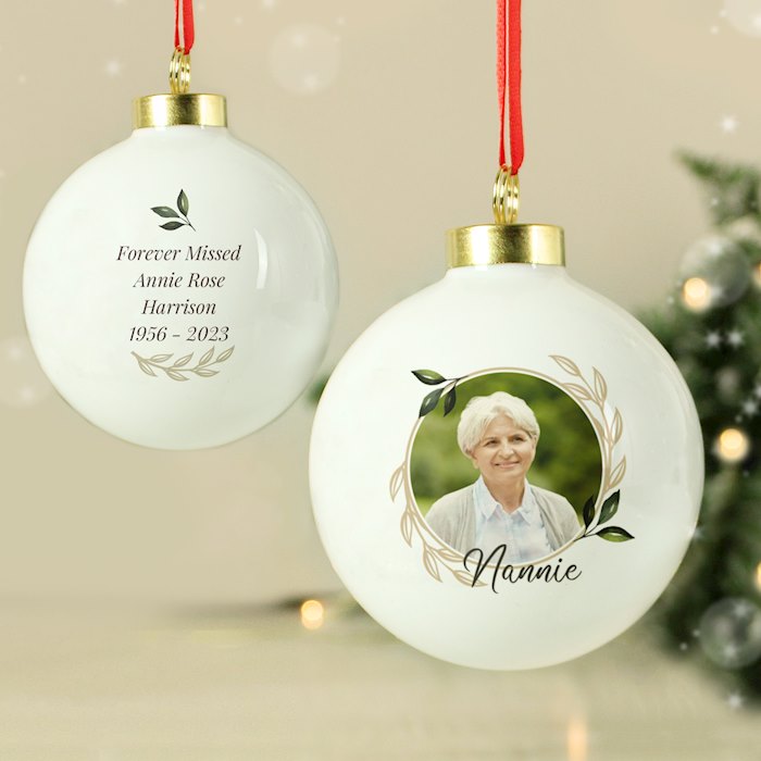 Personalised Photo Upload Memorial Bauble SpecialMoment co uk personalised-photo-upload-memorial-bauble-specialmoment-co-uk