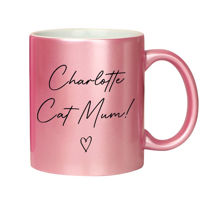 Poop And Stuff Photo - Personalized Custom Pink Gradient Glass Mug main image 1