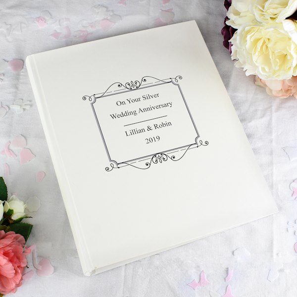 Personalised Silver Traditional Photo Album SpecialMoment.co.uk