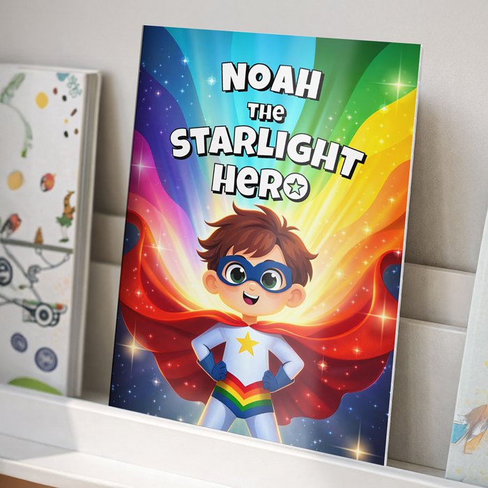 Personalised Starlight Hero Story Book for Boys