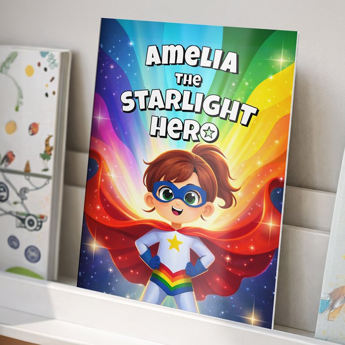 Personalised Starlight Hero Story Book for Girls