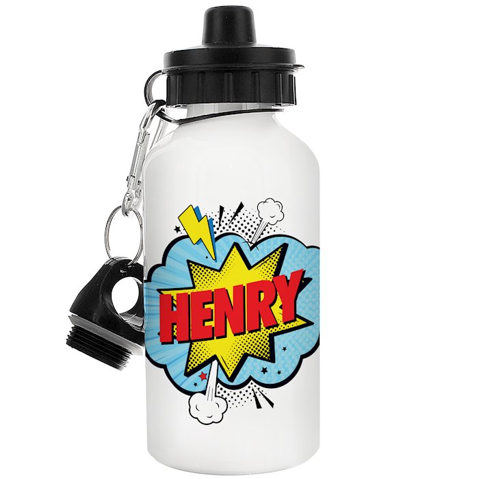 Personalised Superhero Drinks Bottle | SpecialMoment.co.uk